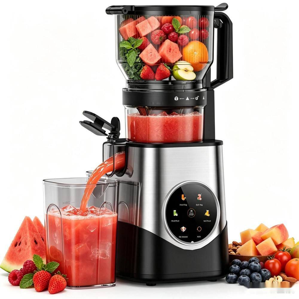 300 W 32 oz. Cold Press Juicer, Masticating Juicer for Juice, Sorbet, Nut Milk with 5 Modes price history on PriceWatchPro