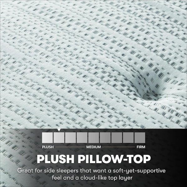 Twin Beautyrest Silver BRS900 Plush Pillow Top Mattress