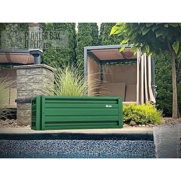 Small Emerald Green Storage Bin 10in x 7in