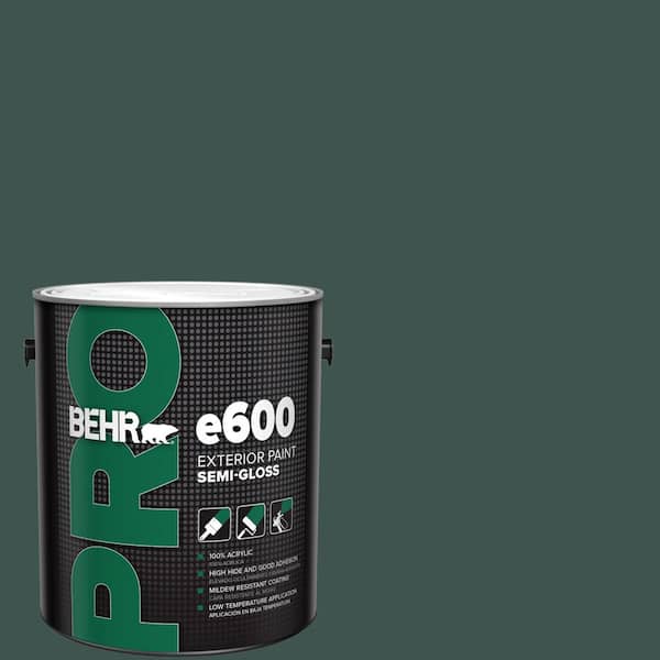 BEHR PRO 1 gal. #480F-7 Sycamore Tree Semi-Gloss Exterior Paint