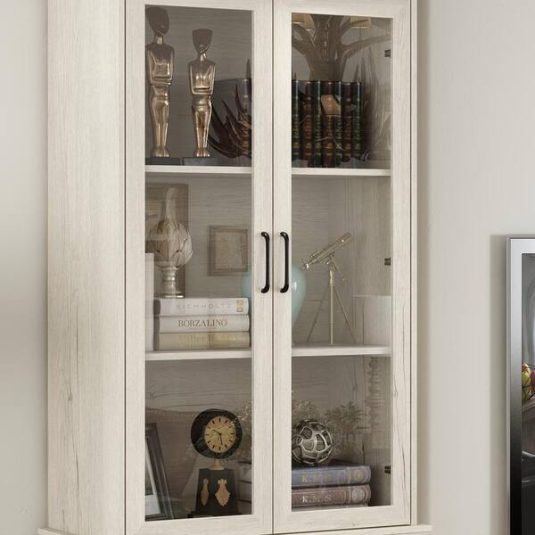 FUFU&GAGA Vintage Style Beige Wood Grain 81.7 in. H Accent