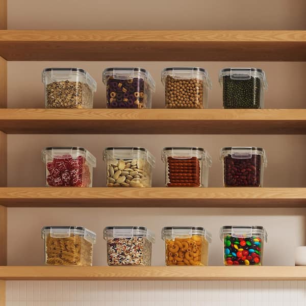 Sorbus Airtight Plastic Food Storage Containers with Locking Lids
