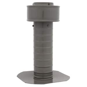 Keepa Vent 3 in. Dia Aluminum Roof Vent for Flat Roofs in Weatherwood