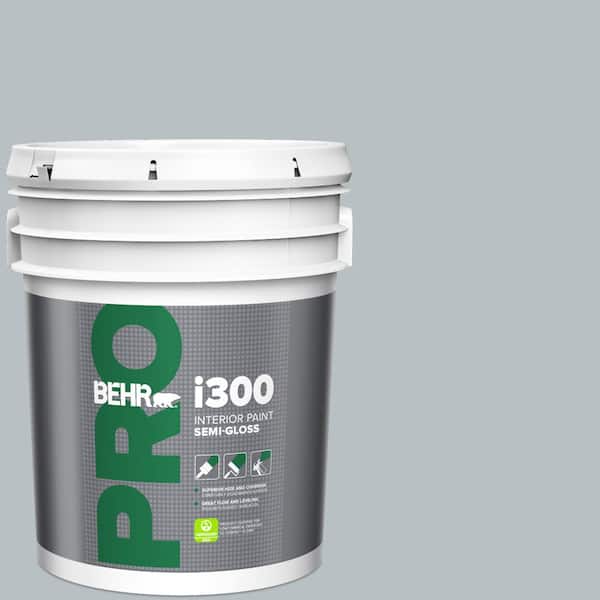 5 gal. #750E-3 Skyline Steel Semi-Gloss Interior Paint