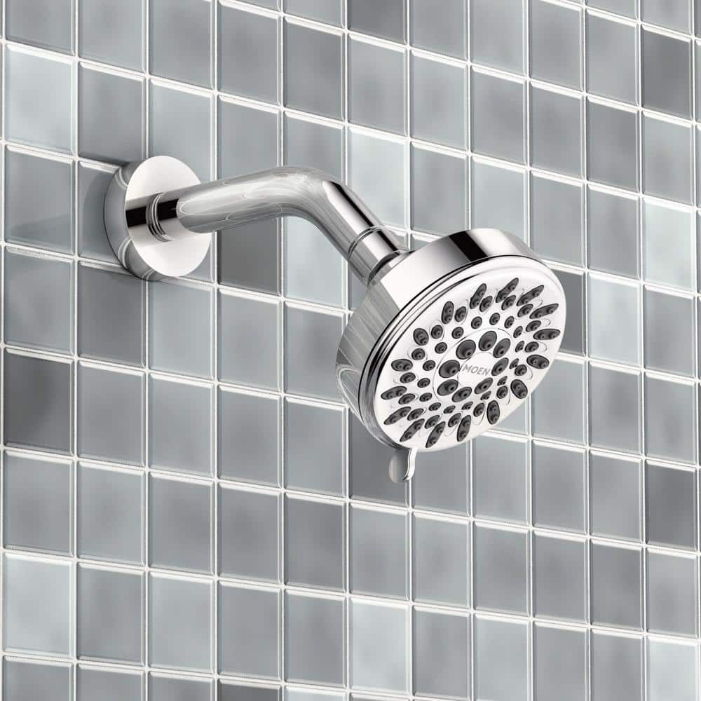 Ignite Chrome Five-Function Wall Mounted Shower Head