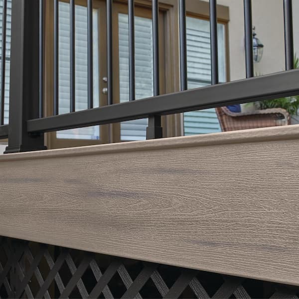 Enhance Naturals 1 in. x 12 in. x 12 ft. Rocky Harbor Composite Deck Fascia Board