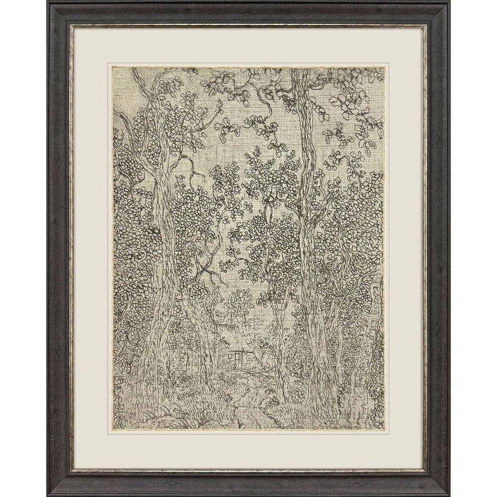 Paragon Segers 1 Piece Framed Pencil Nature Art Drawing 51 in. x