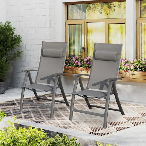 Outdoor Reclining Lounge Chair with All-Weather Design