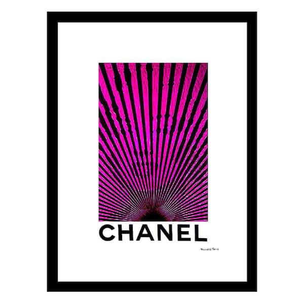 VENICE BEACH Collections Marilyn Monroe Designer Fashion by Fairchild Paris Framed Graphic Print Abstract Poster Art Print 18 in. x 14 in.