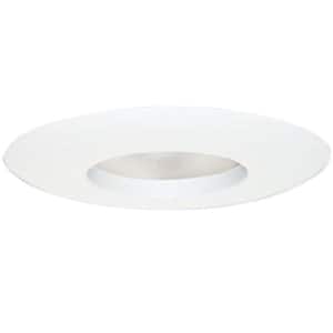 6 in. White Recessed Lighting Wide Trim Ring