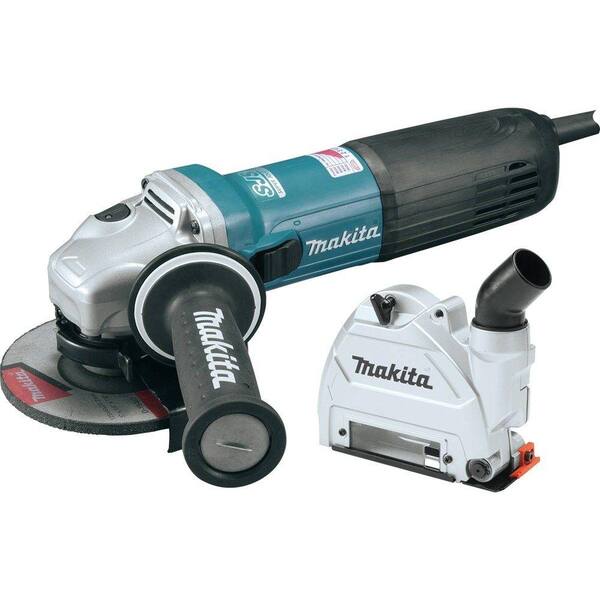 Makita 12 Amp SJS II High-Power Angle Grinder with 5 in. Tuck Point Guard