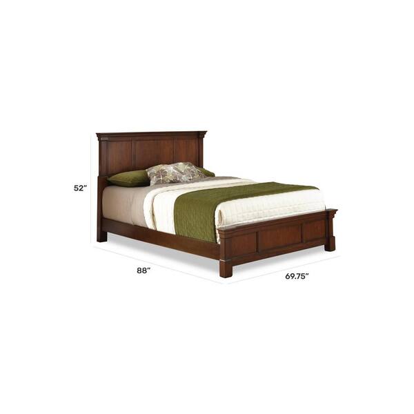 Cherry King Bed 5520 600, Aspen King Size Sleigh Bed