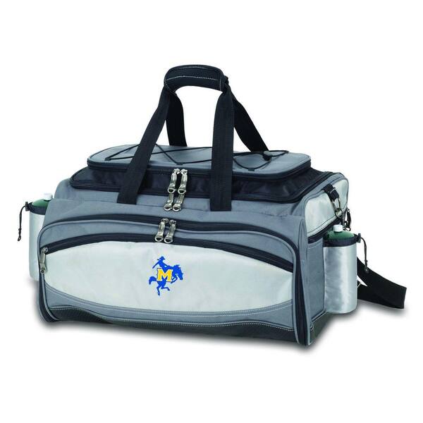 Picnic Time Vulcan McNeese State Tailgating Cooler and Propane Gas Grill Kit with Embroidered Logo