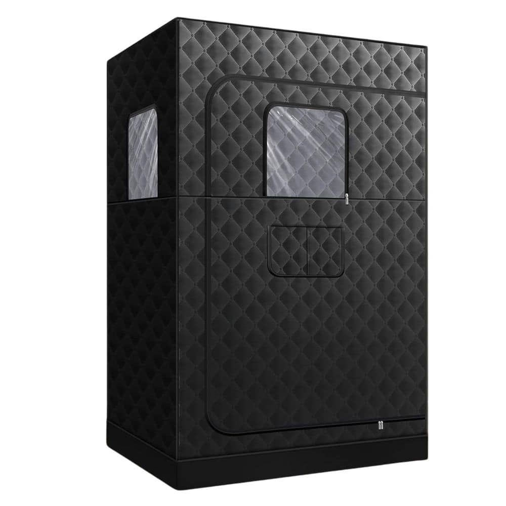 Portable 2 Person Indoor Detachable Frame Steam Sauna with Waterproof Base Quick Assembly Large Size Window Pocket price history on PriceWatchPro