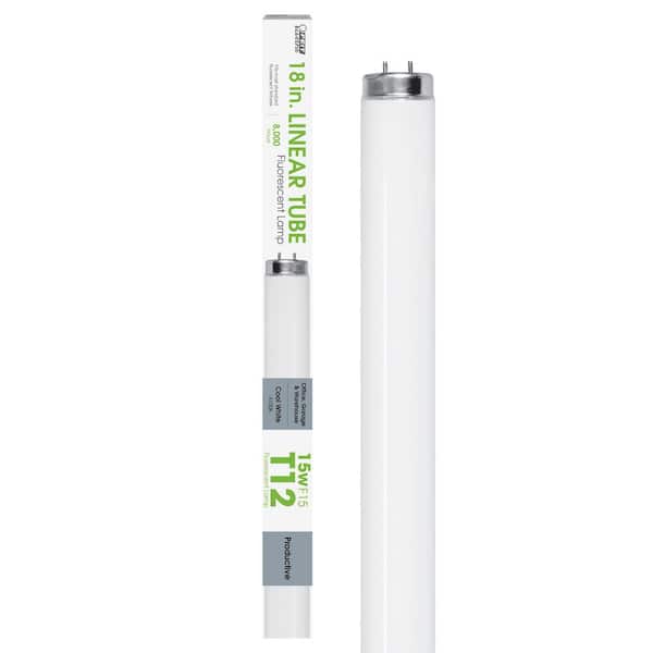 Feit Electric 15-Watt 18 in. T12 G13 Linear Fluorescent Tube Light
