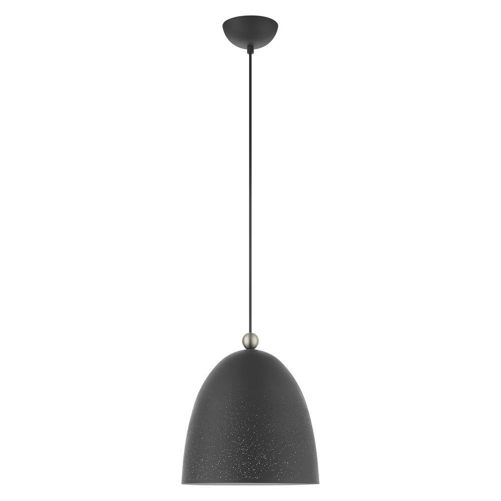 Arlington Scandinavian Gray Crystal Globe LED Pendant