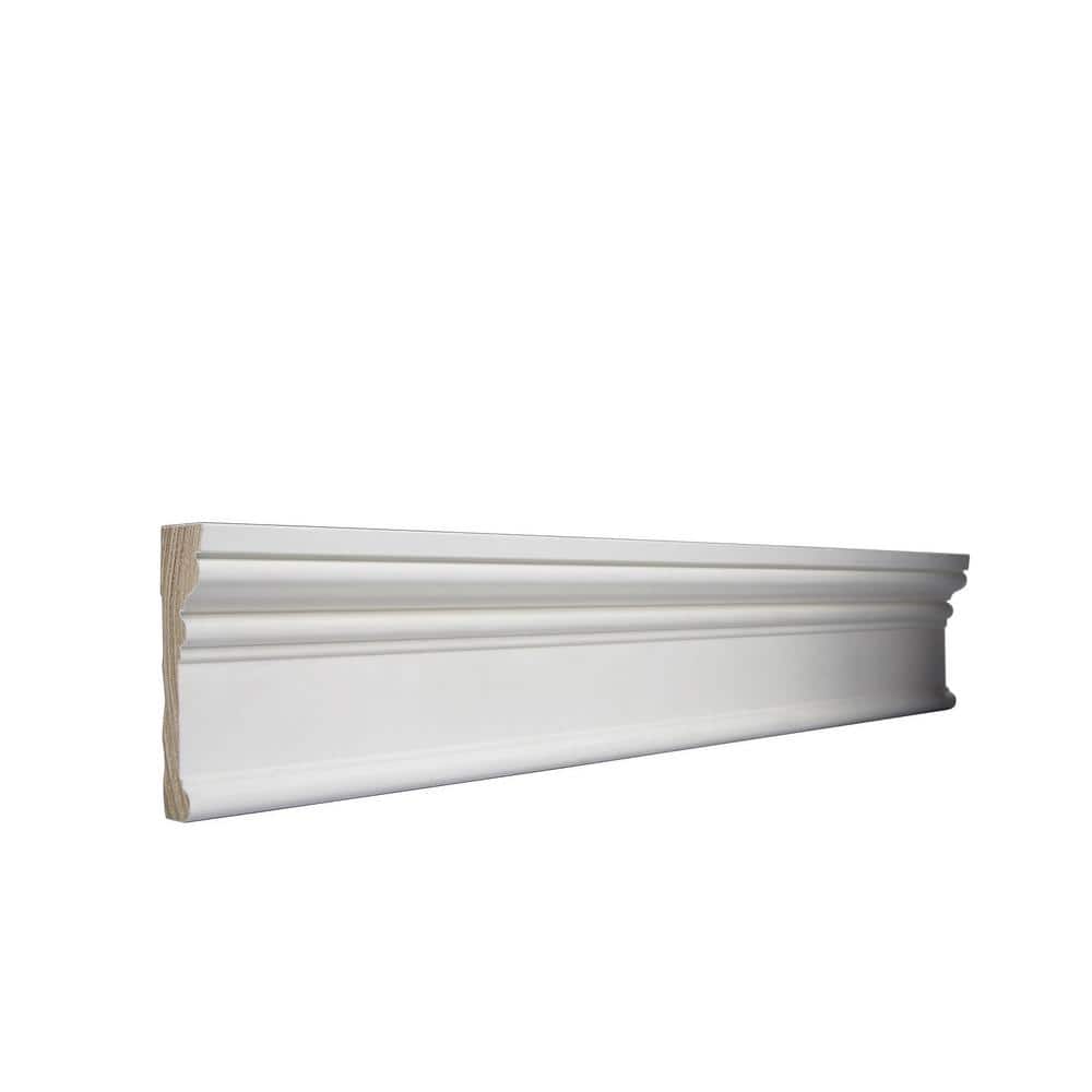 Primed White Pine Wood Door Casing Kit