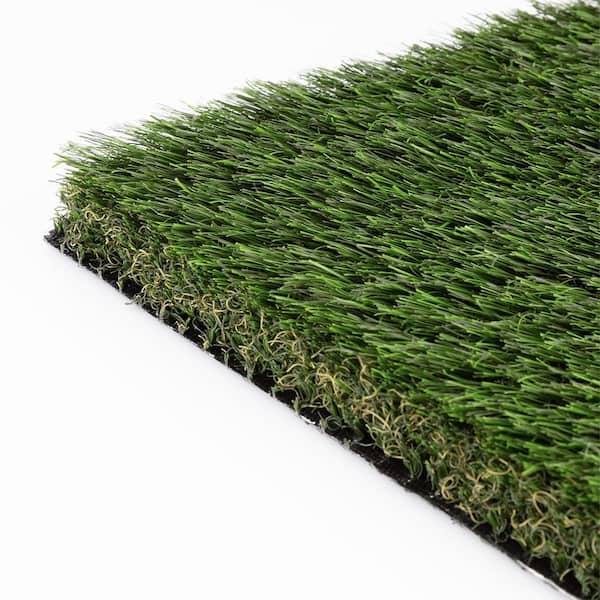 HeatMaxx 15 ft. W x Cut to Length Green and Tan Nylon Artificial Grass Turf
