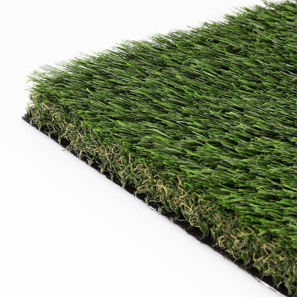 15 ft. W x Cut to Length Green and Tan Nylon Artificial Grass Turf