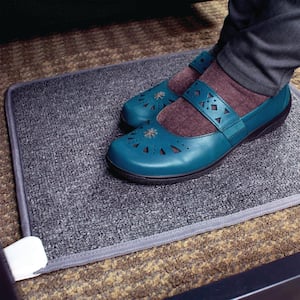 250 BTU Cozy Toes Carpeted Foot Warmer Space Heater Under Desk Office Heater Bathroom Heater