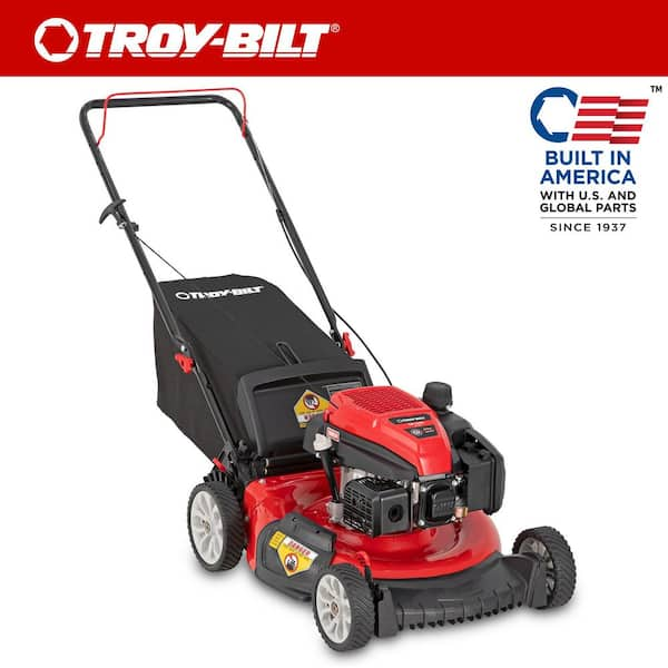 21 in. 163cc OHV Engine Push 3-in-1 Gas Walk Behind Lawn Mower with Tri-Action Cutting System