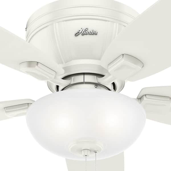 Kenbridge 52 in. LED Low Profile Indoor Fresh White Ceiling Fan