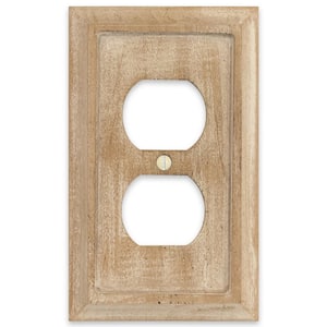 AMERELLE Faux Stone 1 Gang Duplex Resin Wall Plate - Noche 8348D - The Home  Depot