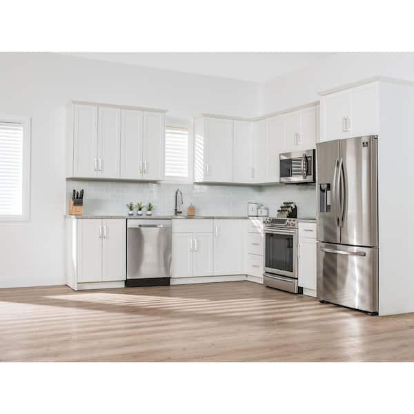 NewAge Products Home Kitchen White Single Door Base Cabinet, 81000 12 x 24.8 x 30.6 in 