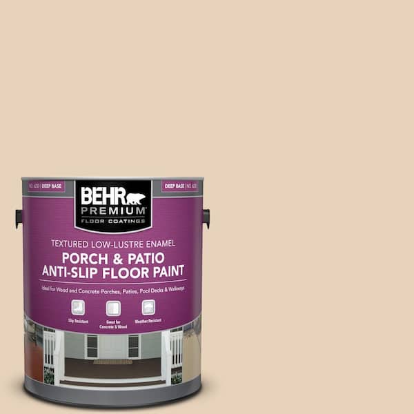 BEHR PREMIUM 1 gal. #PFC-11 Inviting Veranda Textured Low-Lustre Enamel Interior/Exterior Porch and Patio Anti-Slip Floor Paint