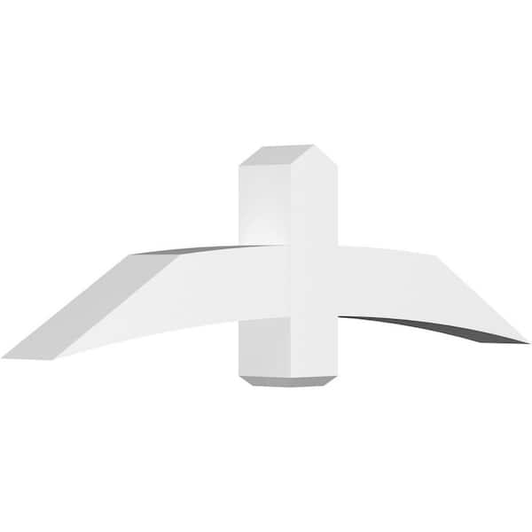 Ekena Millwork Bellingham 60 in. W x 17.5 in. H x 6 in. D Signature Polyurethane Bracket