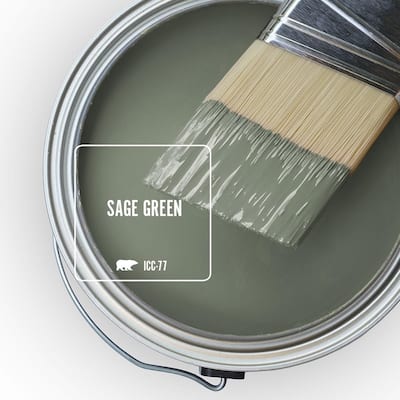 Sage Green - Paint Colors - Paint - The Home Depot