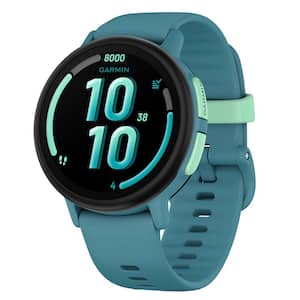 Garmin Forerunner 165 43mm Music Running Smartwatch in Turquoise