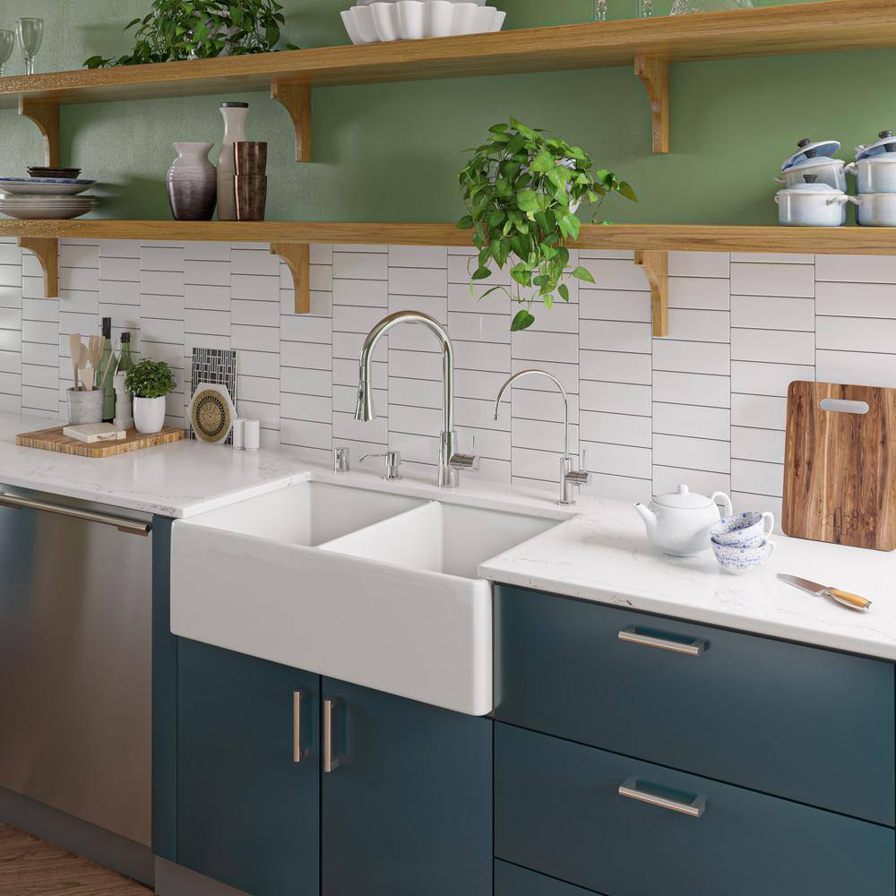Polished Stainless Steel Pull-Down Kitchen Faucet with Spray