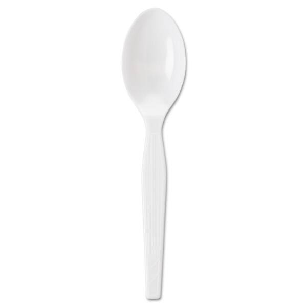 DIXIE White Individually Wrapped Disposable Polystyrene Teaspoons