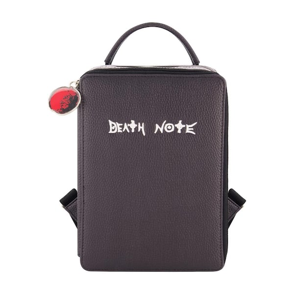 DEATH NOTE DN NOTEBOOK 9 in. BLACK MINI BACKPACK