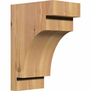 5-1/2 in. x 8 in. x 12 in. Western Red Cedar Mediterranean Smooth Corbel