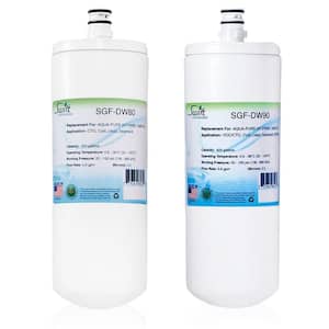 SGF-DW80 & SGF-DW90 Compatible Commercial Water Filter for AQUA-PURE AP-DW80,5585102, (2 Pack)