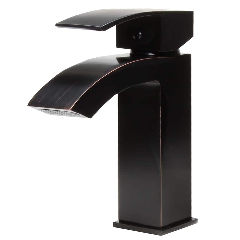 Oil Rubbed Bronze Single Handle Bathroom Faucet