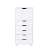 MAYKOOSH White, 5-Drawer with Shelf, Office File Cabinets Wooden File  Cabinets for Home Office Lateral File Cabinet 11701MK - The Home Depot