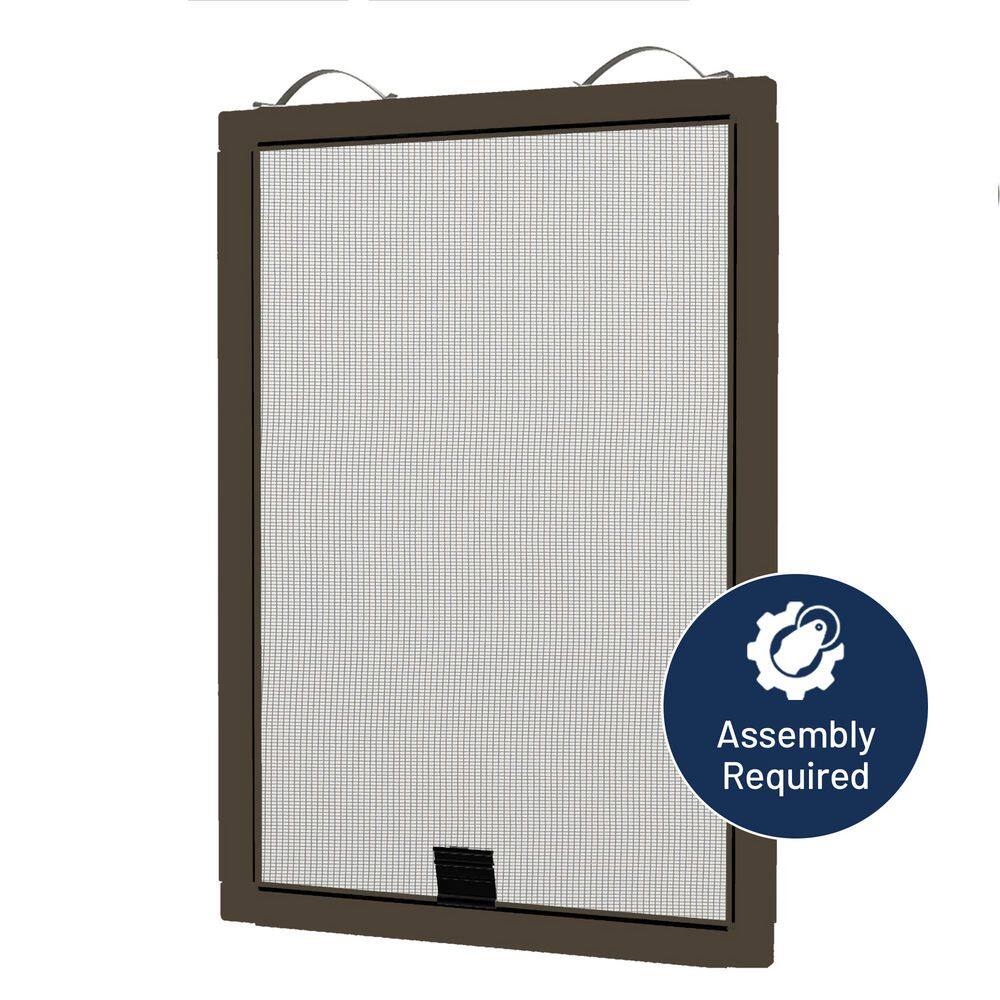 RITESCREEN 60 in. x 60 in. Bronze Window Screen Frame Kit FG