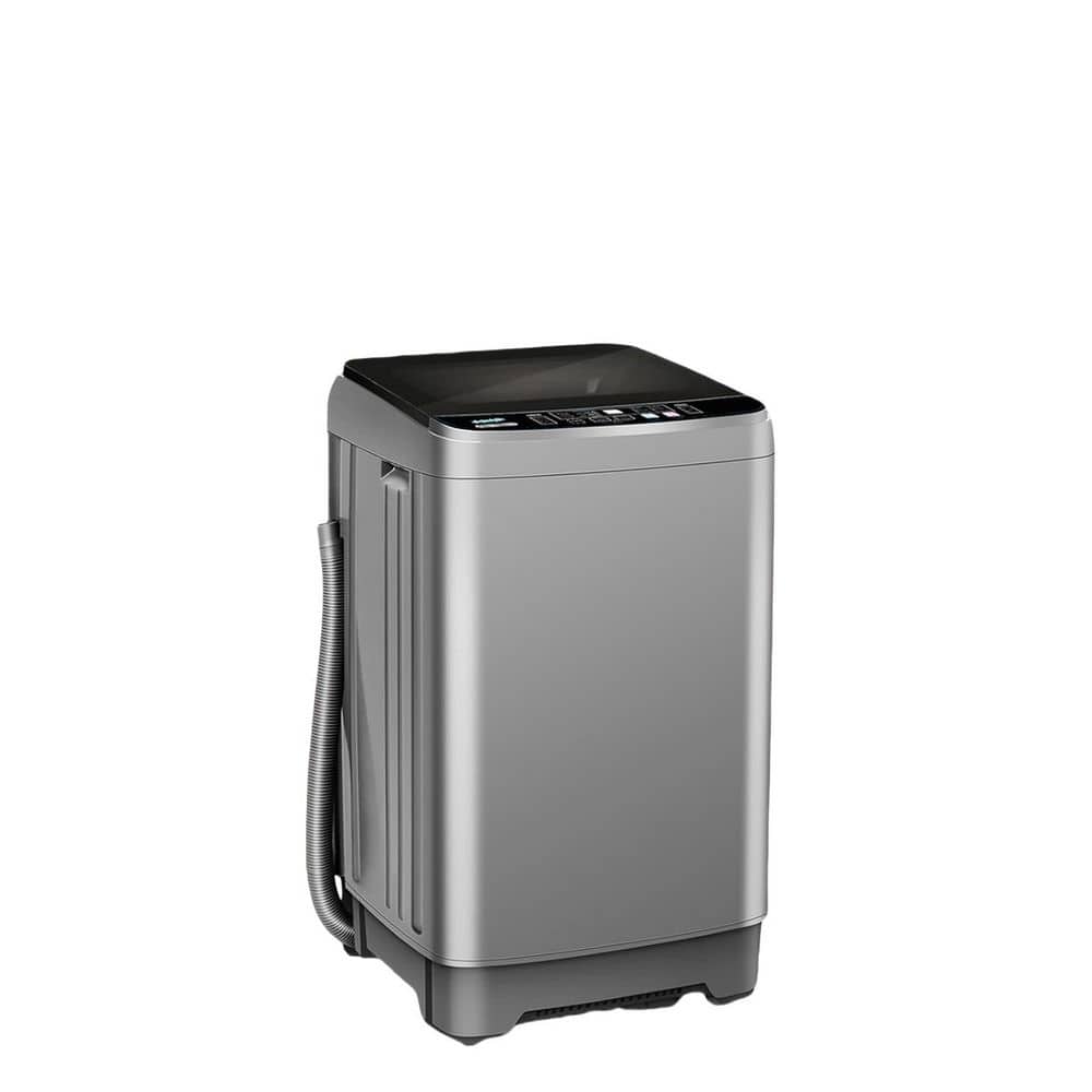 2.1 cu.ft. 25 lbs. Full-Automatic Top Load Washer with 10-Wash Programs,safe child lock,Auto tub cleaning in Chrome