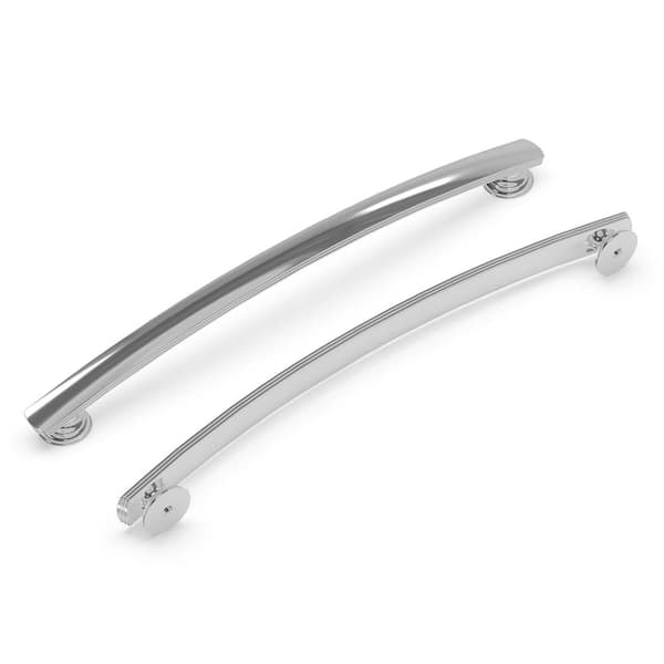 HICKORY HARDWARE American Diner 8-13/16 in. Modern Arch Cabinet Pull Chrome Handle for Kitchen, Bathroom, Furniture (5 Pack)