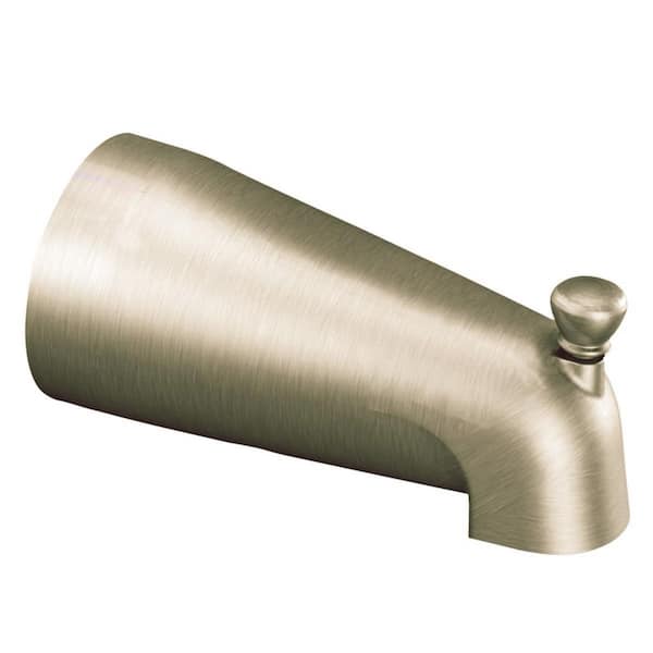 Tub Spout with Diverter in Brushed Nickel