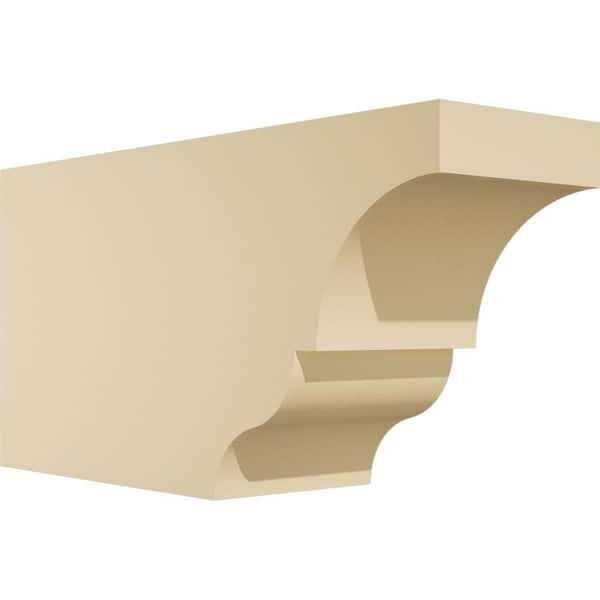 Ekena Millwork Standard Asheboro 6 in. W x 10 in. H x 20 in. D Signature Urethane Rafter Tail Outlooker