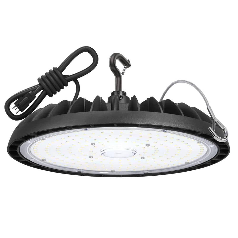 1.02 ft. 250-Watt Equivalent LED White Finish High Bay Light with 5000K Brightness for Workshop Garage Warehouse price history on PriceWatchPro