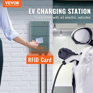 Level 2 EV Charging Station 40 Amp 22 ft. Electric EV Charger IP66 NEMA 14-50 240-Volt for -22°F to 131°F Home Outdoor