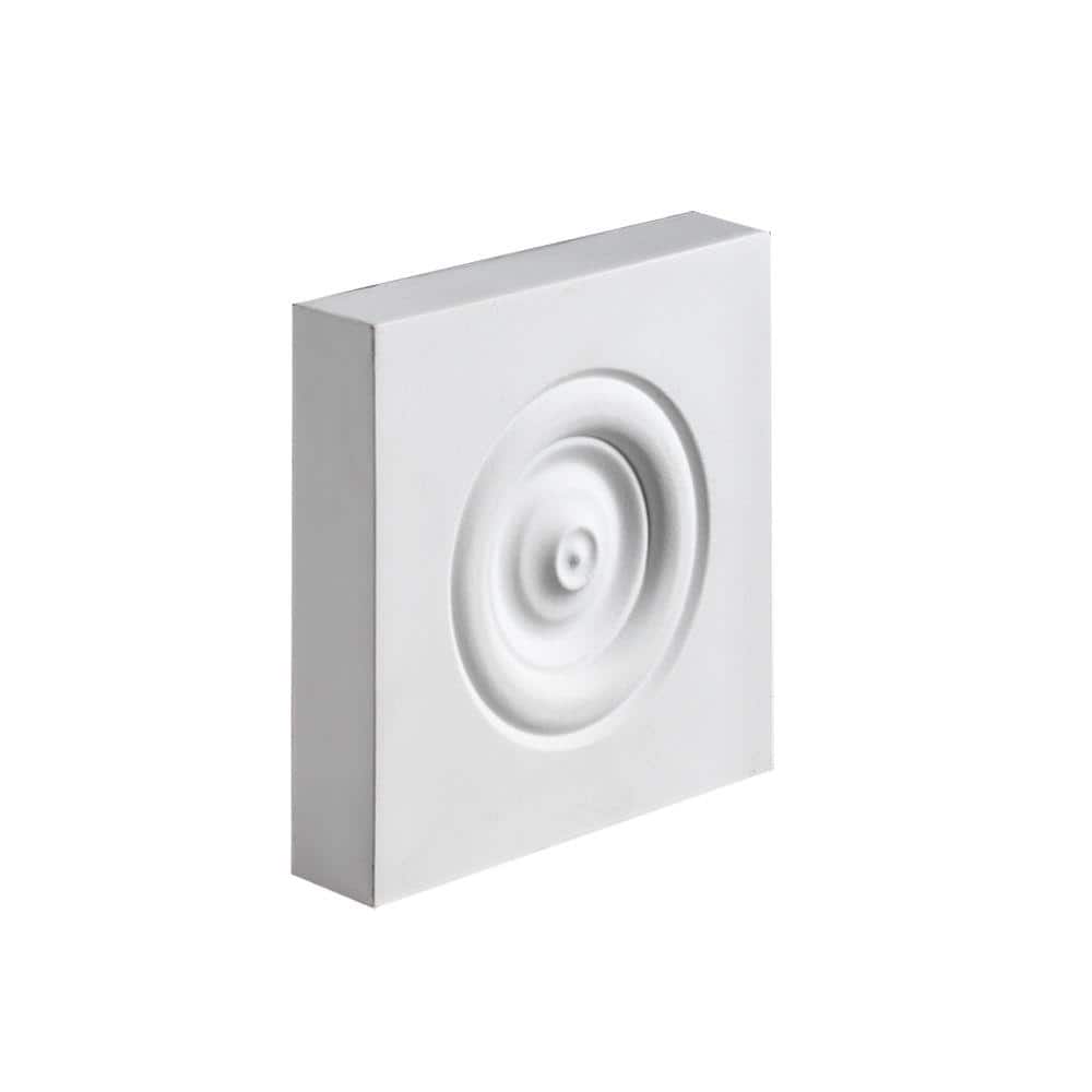 5-1/4 in. x 5-1/4 in. x 1 in. Polyurethane Plinth Block Rosette price history on PriceWatchPro