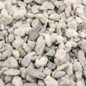 0.25 cu. ft. 3/8 in. White Ice Bagged Landscape Rock and Pebble for Gardening, Landscaping, Driveways and Walkways