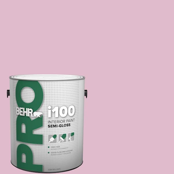 BEHR PRO 1 gal. #M130-3 Wild Geranium Semi-Gloss Interior Paint PR17001 ...