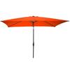 Pure Garden 10 ft. Rectangular Patio Umbrella with Push Button Tilt in Orange 50-LG1280